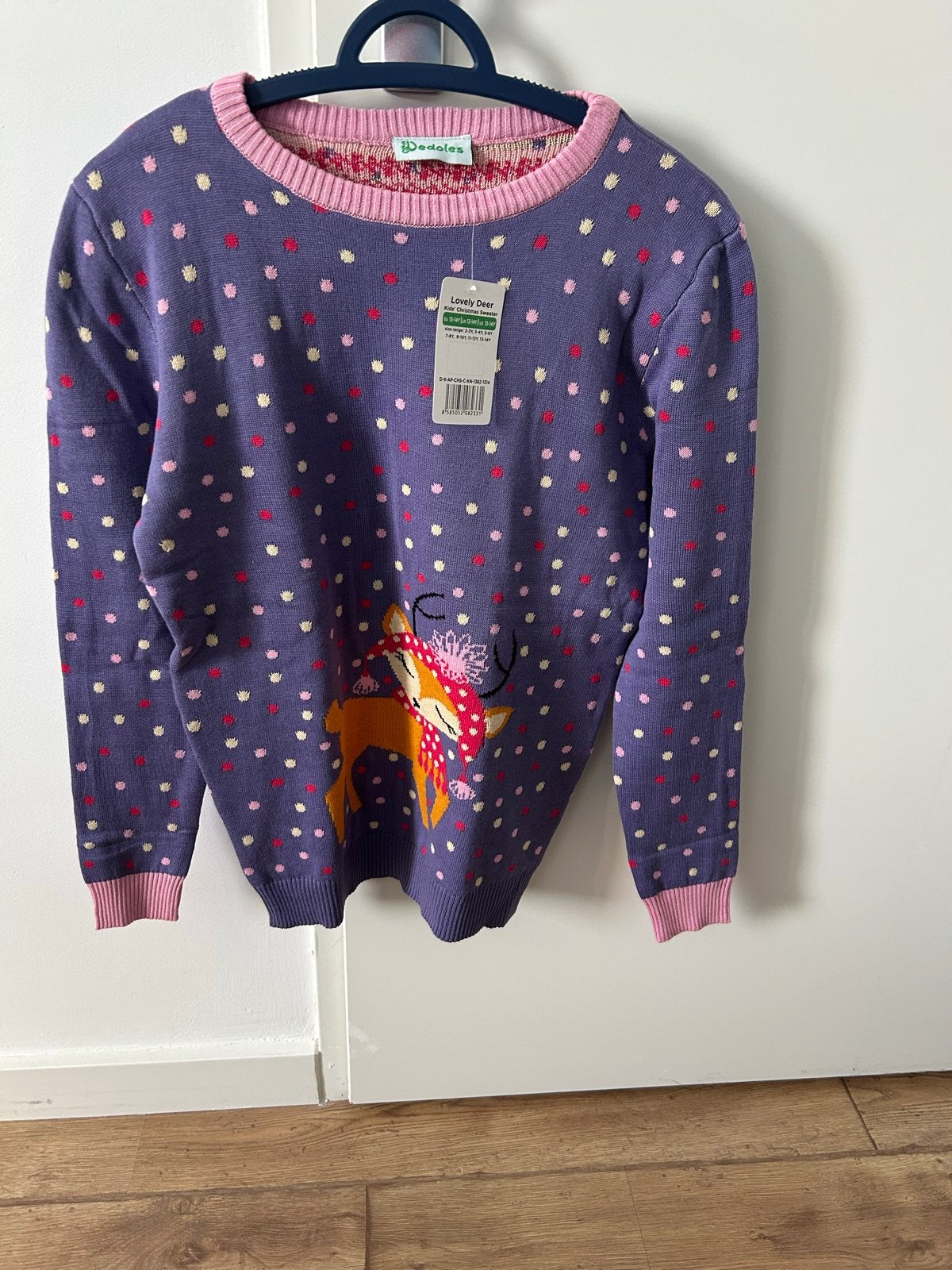 Dedoles Kersttrui 'Lovely Deer' -, Ophalen of Verzenden, Nieuw, Meisje, Trui of Vest