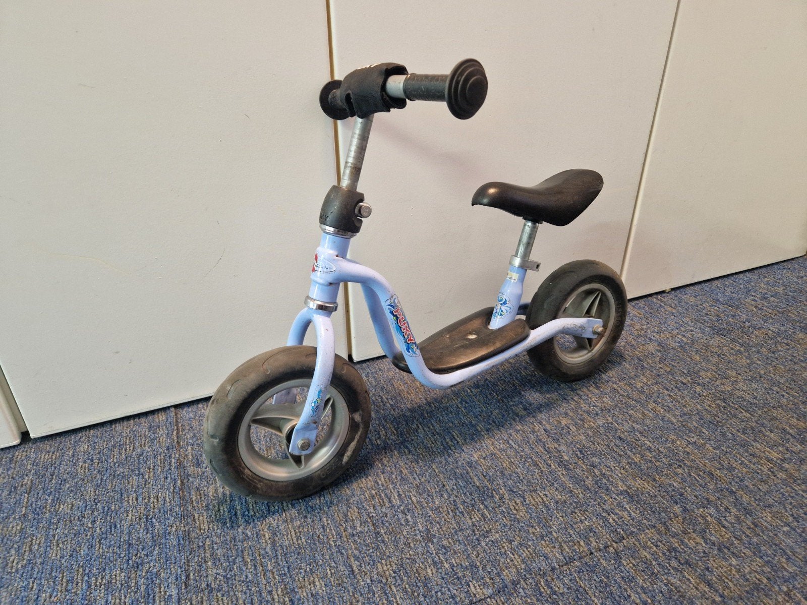 Puky loopfiets - Lichtblauw - 12 inch, Ophalen of Verzenden, Gebruikt, Minder dan 16 inch, Puky