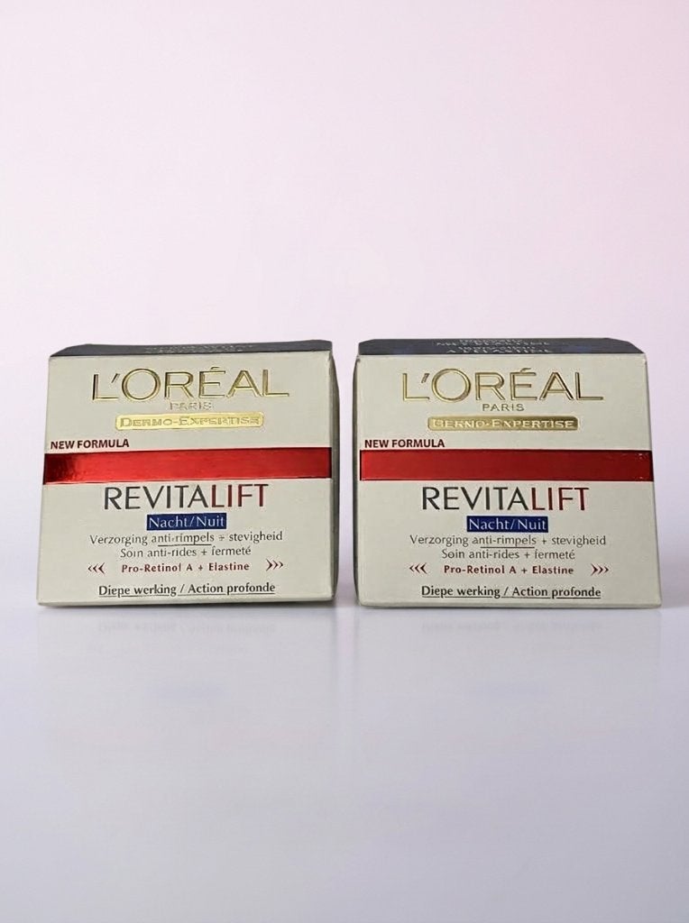 L'Oréal Paris Revitalift Nachtcrème, Ophalen of Verzenden, Nieuw, Gehele gezicht, Verzorging