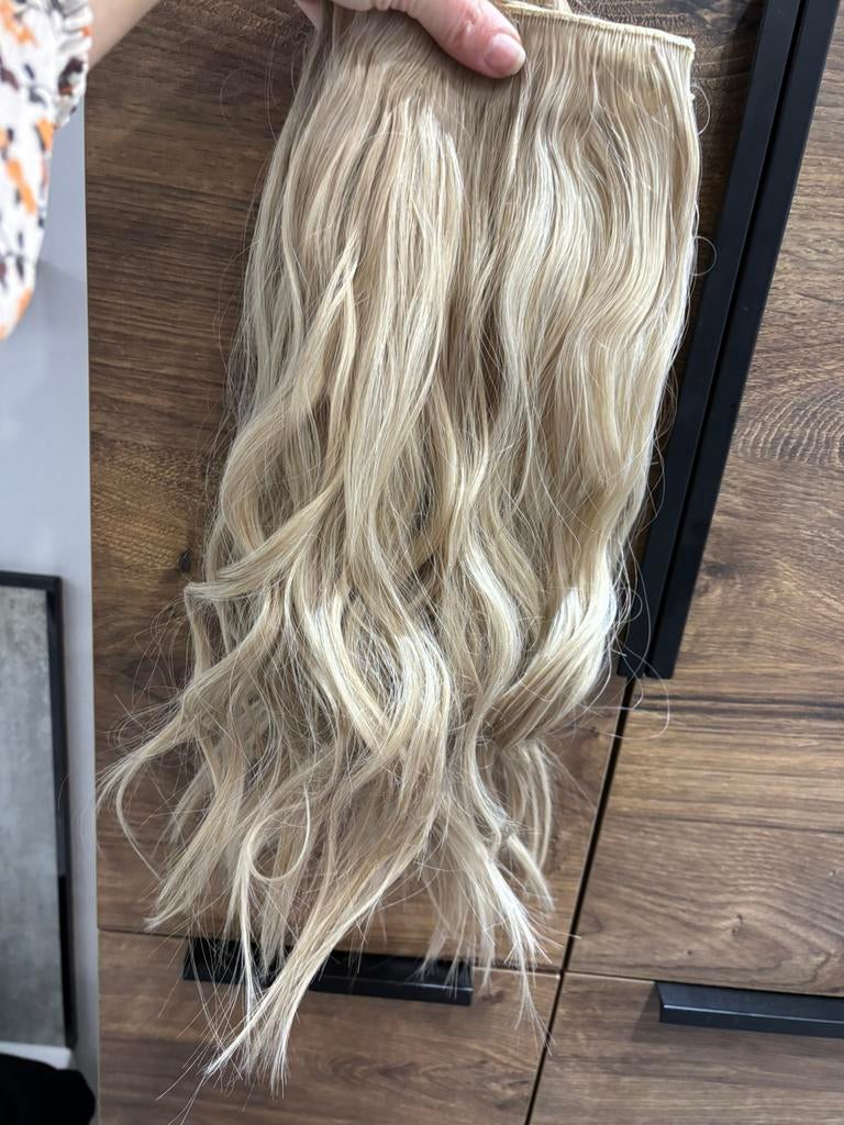 Clip in extensions, Ophalen of Verzenden, Zo goed als nieuw, Pruik of Haarverlenging