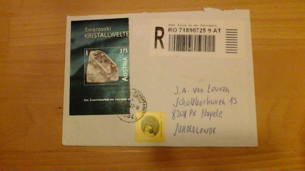 Postzegel Oostenrijk, Postzegels en Munten, Ophalen of Verzenden, Gestempeld
