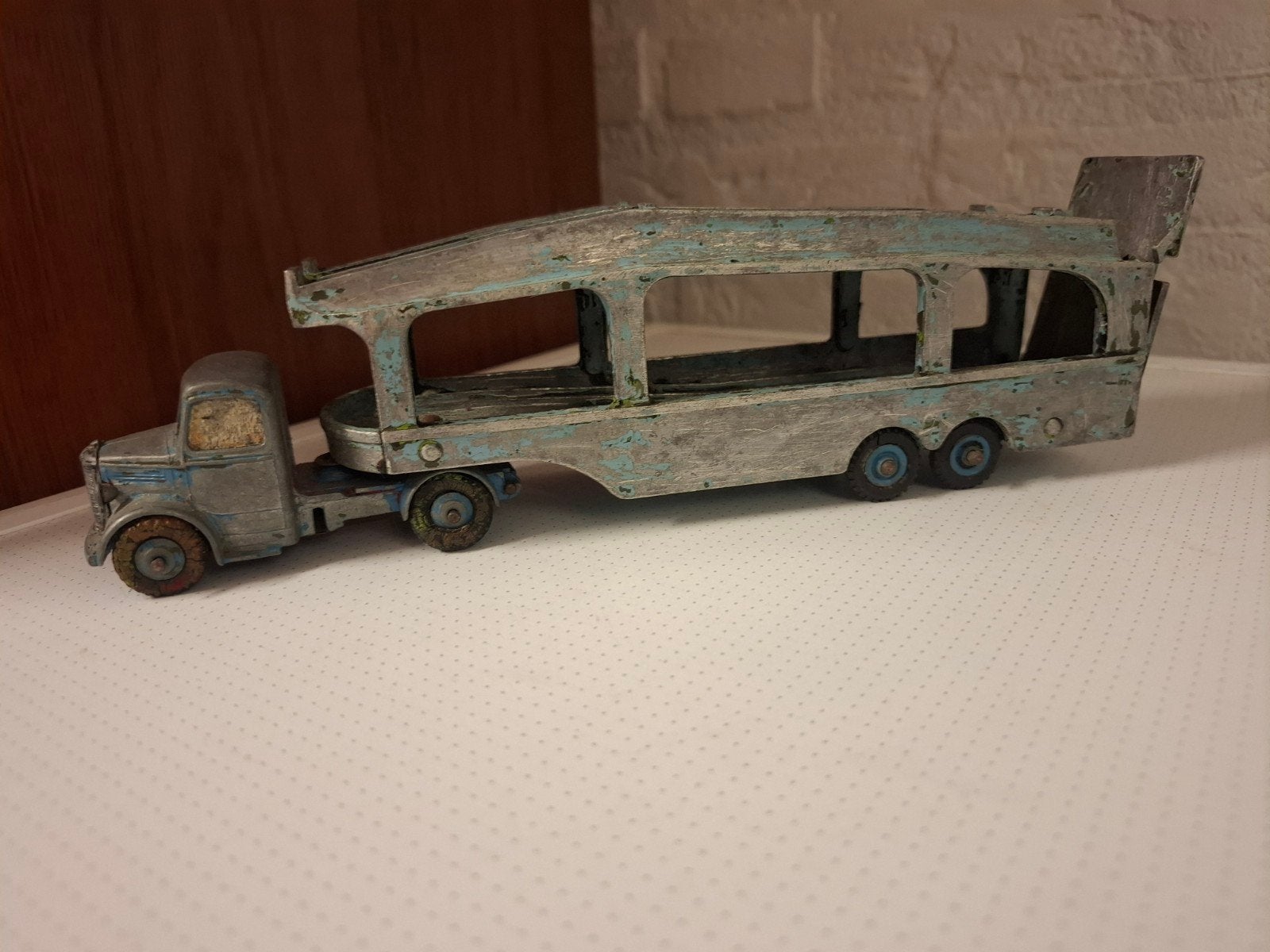 Dinky toy autotransporter, Ophalen of Verzenden, Gebruikt, Bus of Vrachtwagen, Dinky Toys