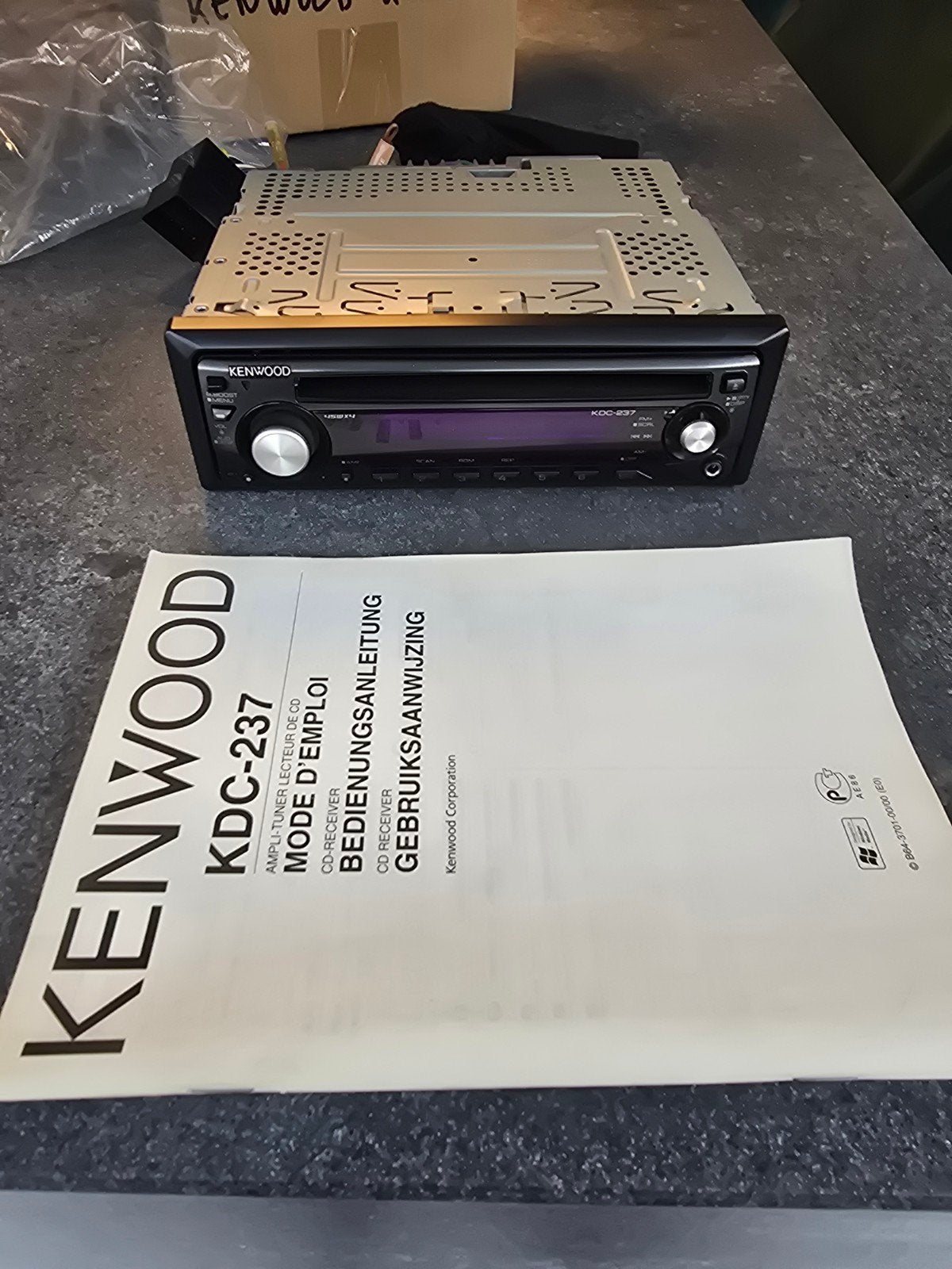 Kenwood KDC-237 CD-ontvanger met handleiding, Ophalen, Gebruikt