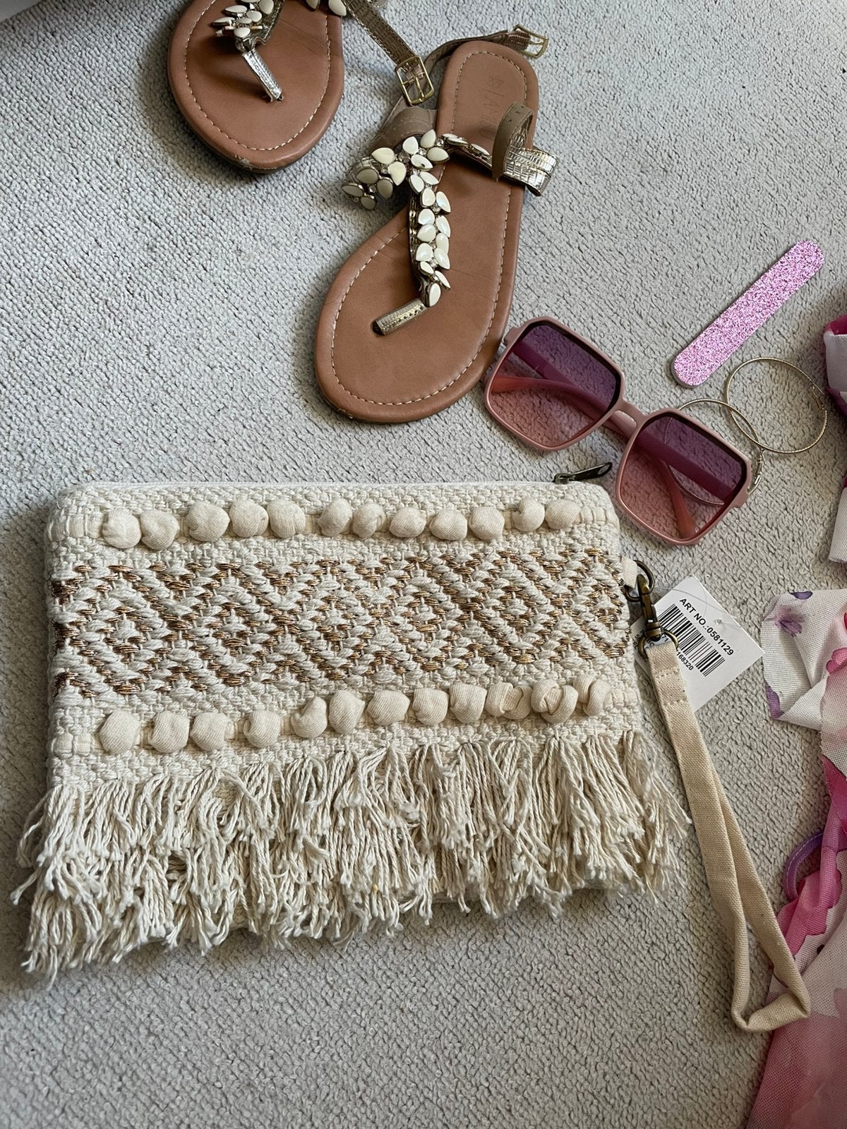 Pouch , Ibiza pols tasje , €10,- incl verz, Verzenden, Nieuw