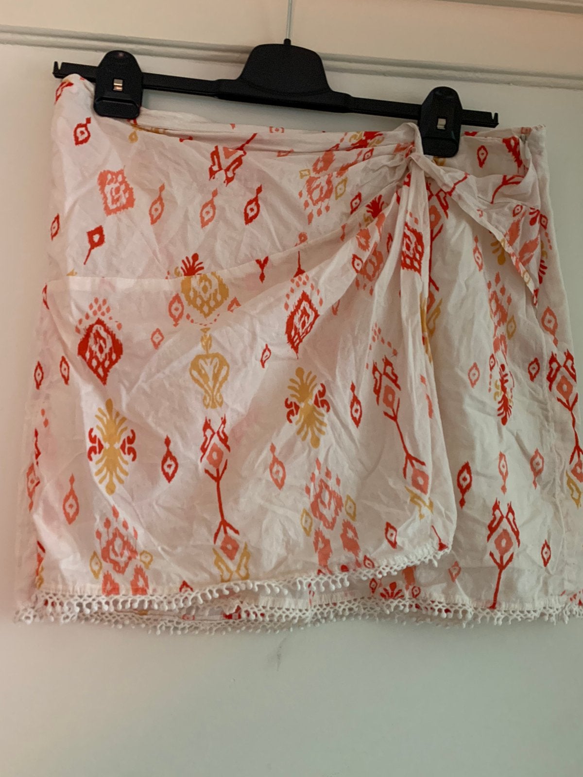 Wikkelrok maat XL, Kleding | Dames, Rokken, Verzenden, Wit, Maat 46/48 (XL) of groter, Zo goed als nieuw