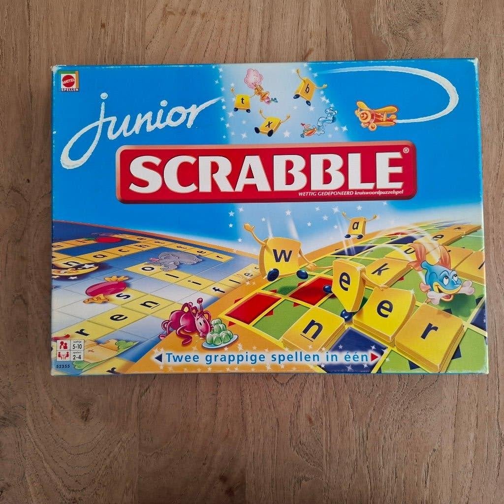 Scrabble junior, Een of twee spelers, Ophalen, Gebruikt, Mattel