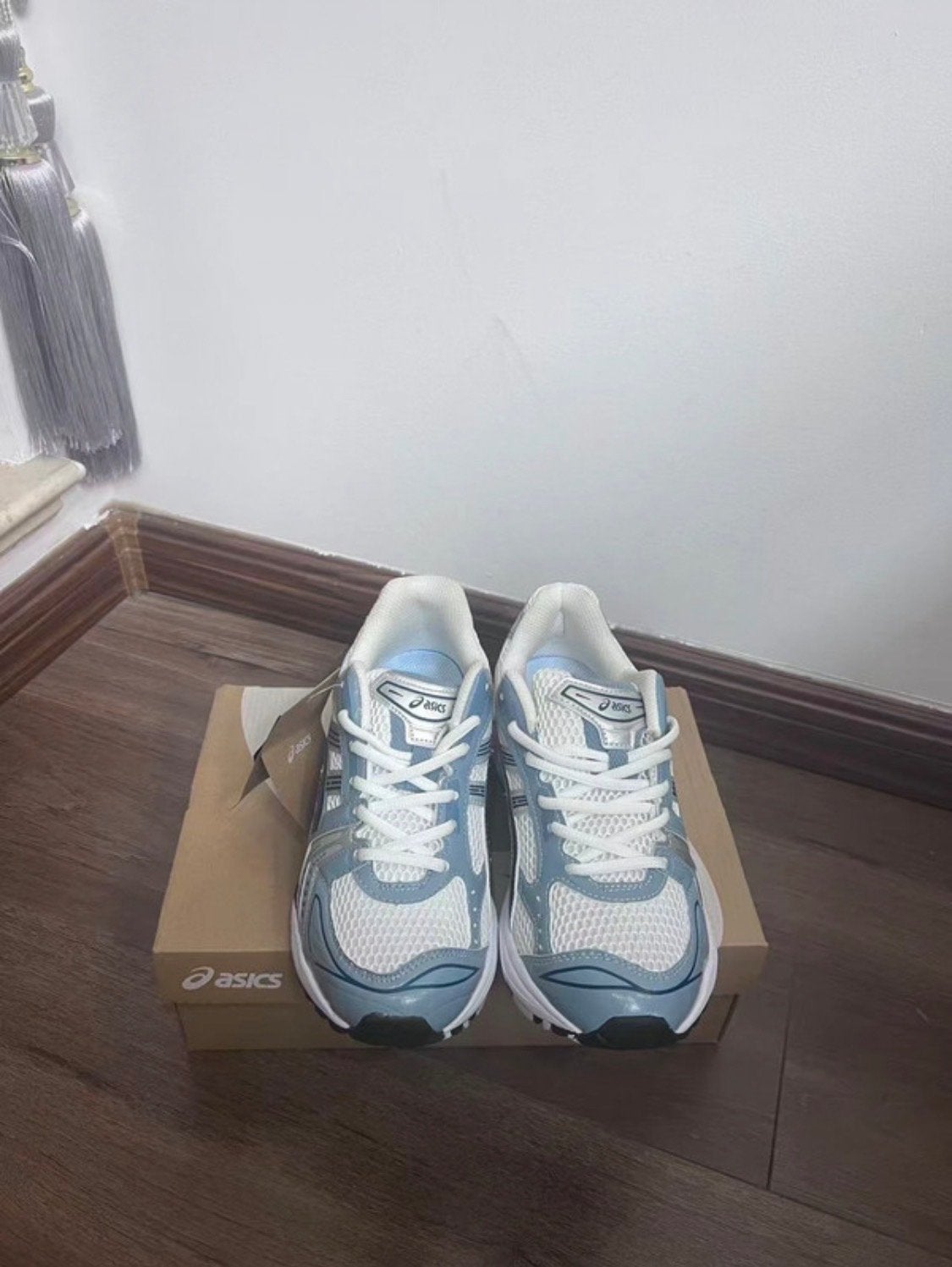ASICS Sneakers Maat 44 - Nieuw in doos, Verzenden, Nieuw, Blauw, Sneakers of Gympen
