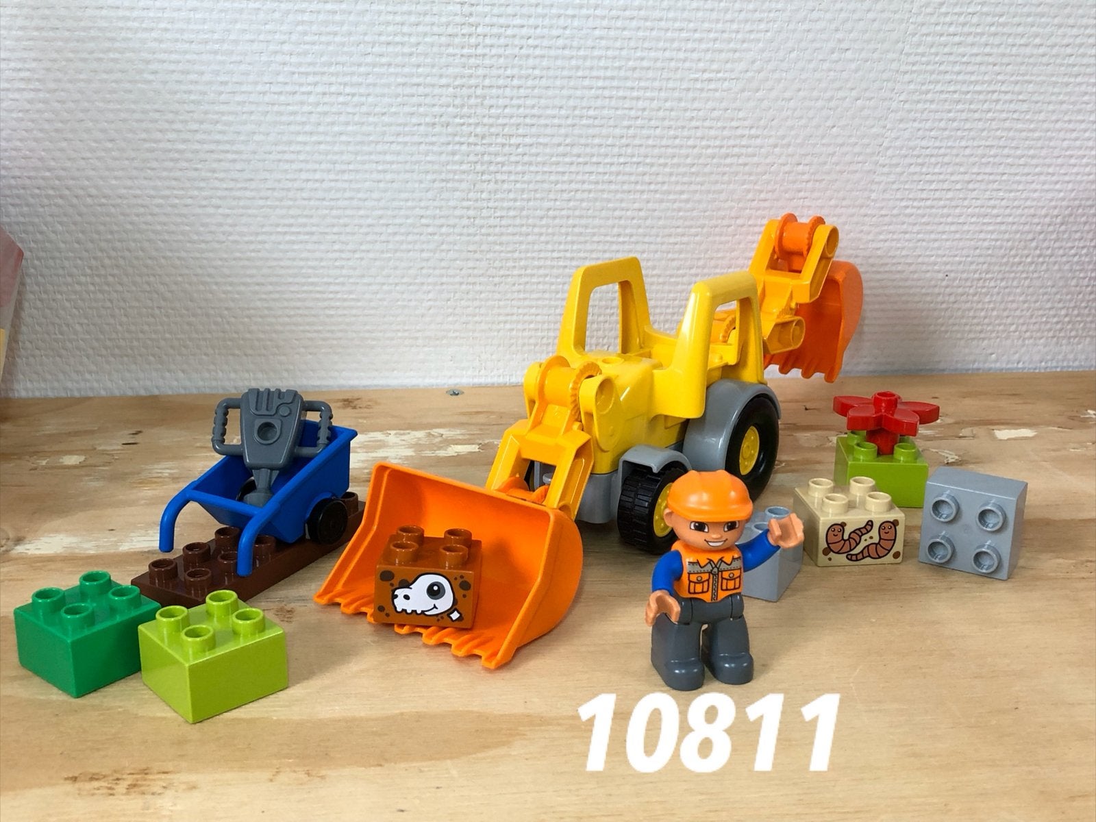 Duplo graafmachine 10811 (compleet) 2, Ophalen of Verzenden, Zo goed als nieuw, Complete set, Duplo