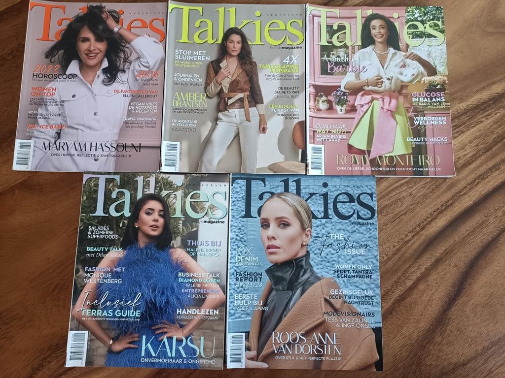 Talkies Magazine Collectie - 5 Nummers, Ophalen of Verzenden, Gelezen, Glossy