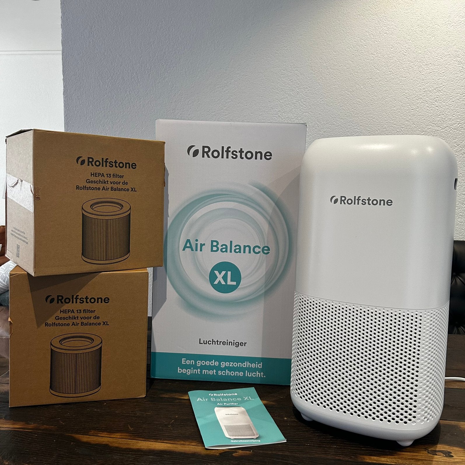 Rolfstone Air Balance XL luchtreiniger + 2 NIEUWE filters, Witgoed en Apparatuur, Ophalen of Verzenden, Zo goed als nieuw, Luchtreiniger