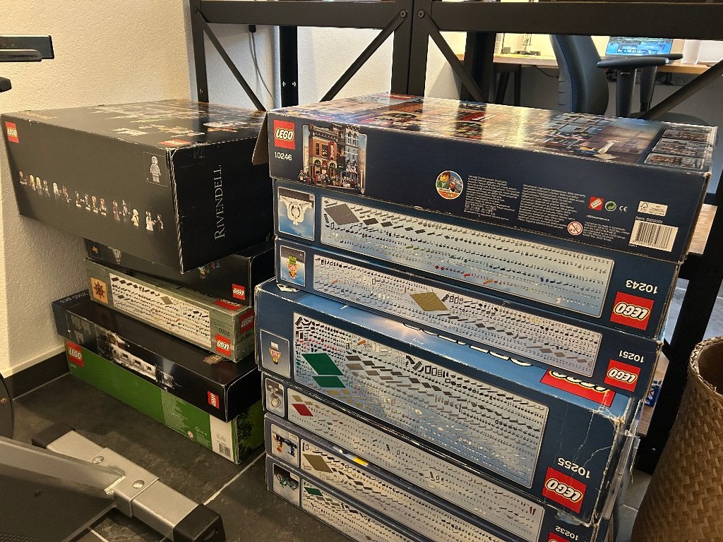 Exclusieve Legosets, lage prijzen - Modular Icons Ideas etc., Overige thema's, Lego, Ophalen of Verzenden, Zo goed als nieuw