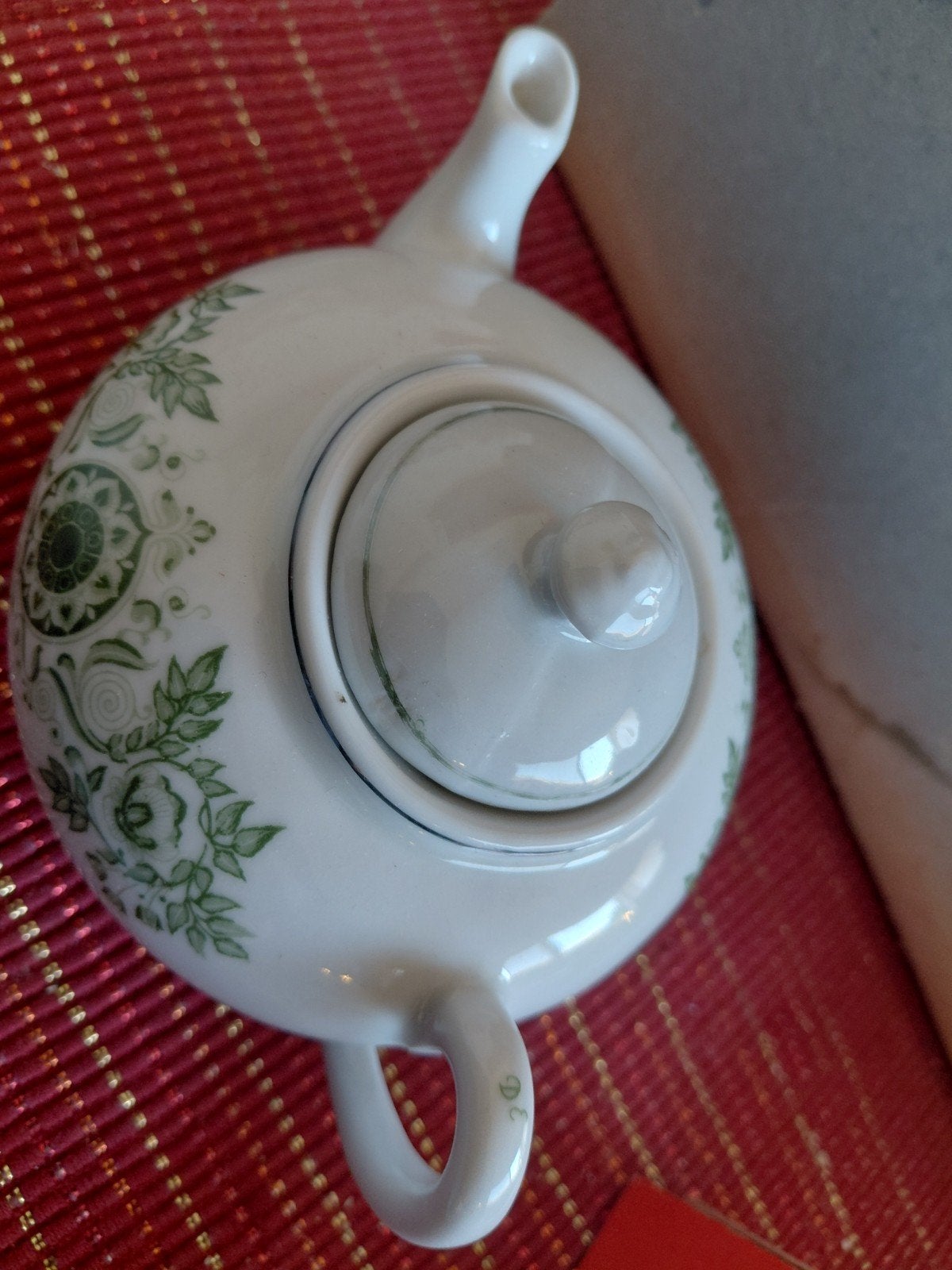 Vintage Groen Kinderserviesje Douwe Egberts, Ophalen of Verzenden, Jongen of Meisje