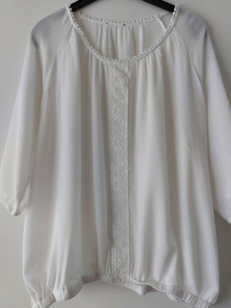 PRACHTIGE ZOMERSE BLOUSE MAAT 44, Kleding | Dames, Blouses en Tunieken, Ophalen of Verzenden, Zo goed als nieuw, Maat 42/44 (L)