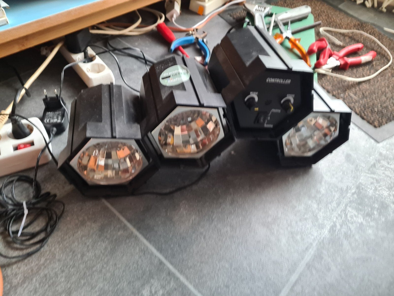 Disco licht verschillende kleuren, Ophalen of Verzenden, Gebruikt, Licht, Kleur