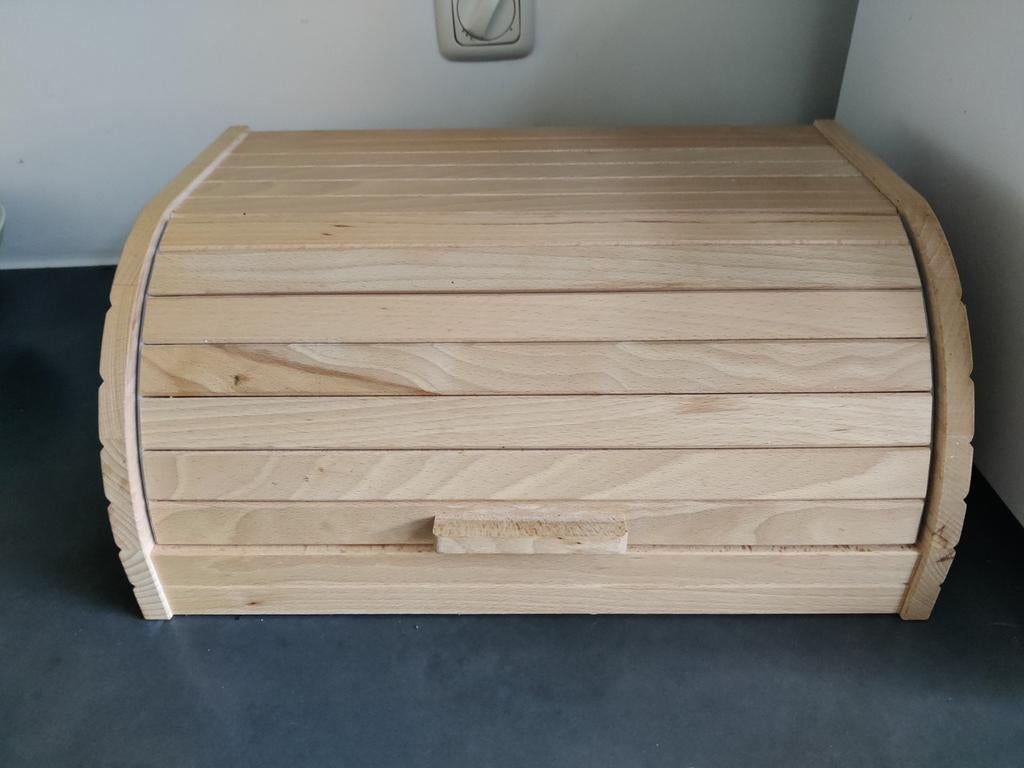Houten brooddoos - Praktisch en stijlvol, Huis en Inrichting, Ophalen, Zo goed als nieuw