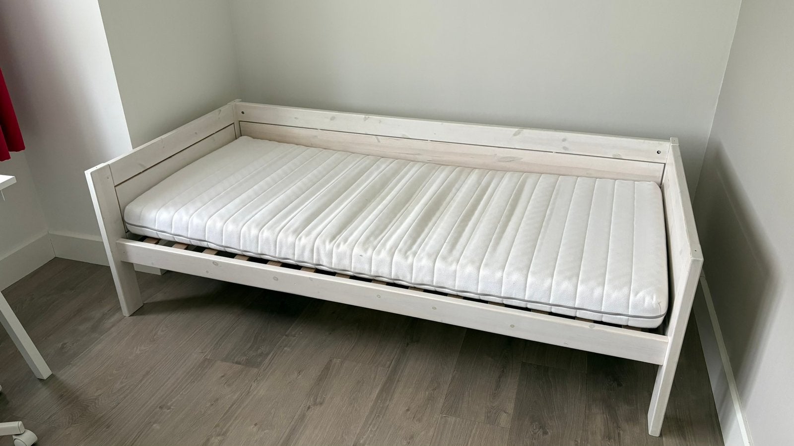 Lifetime bed (halfhoog slaper), Ophalen, Gebruikt, 90 cm, Hout