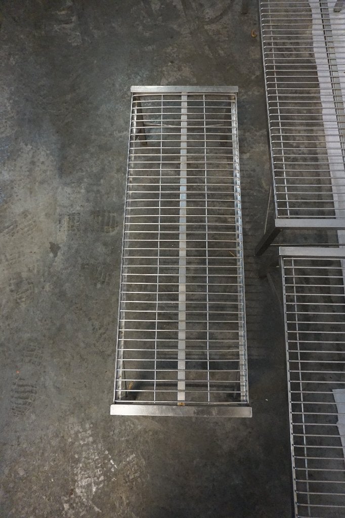 RVS Rek grillrek droogrek opbergrek rek, Ophalen, Gebruikt