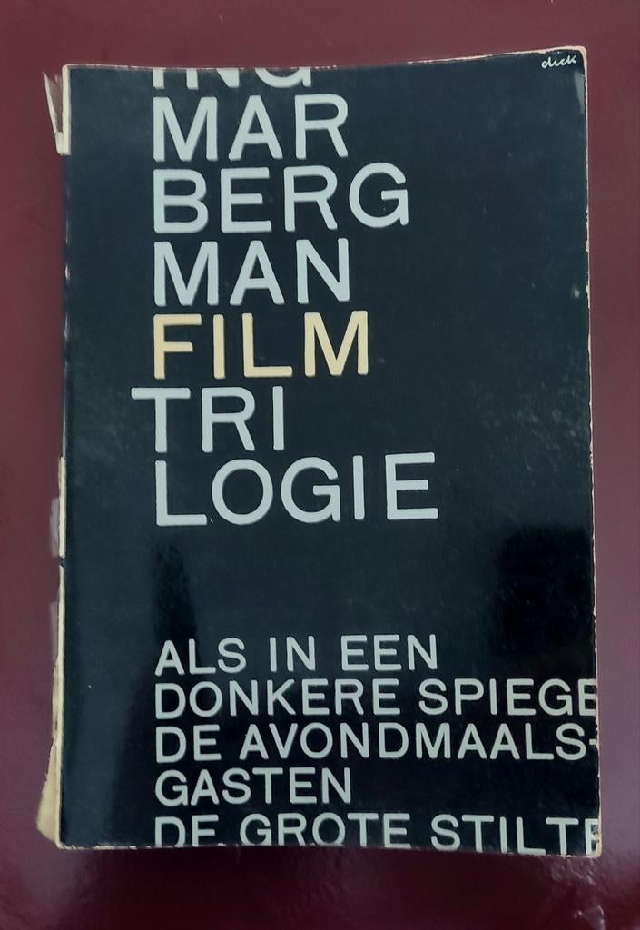 Ingmar Bergman Film Trilogie - Boek, Ophalen of Verzenden, Gelezen, Ingmar Bergman, Filmspecifiek