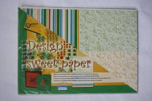 3 pakjes Mery's Disgn sweet papers, Verzenden, Nieuw, Overige thema's, Knipvel