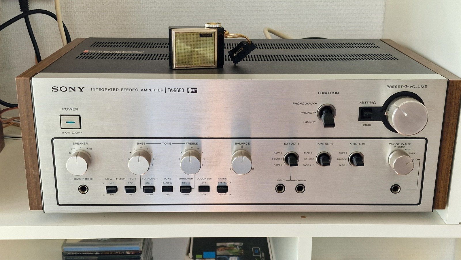 Sony TA-5650 V-Fet Versterker - Volledig Gerestaureerd, Refurbished, Ophalen of Verzenden, 60 tot 120 watt, Sony