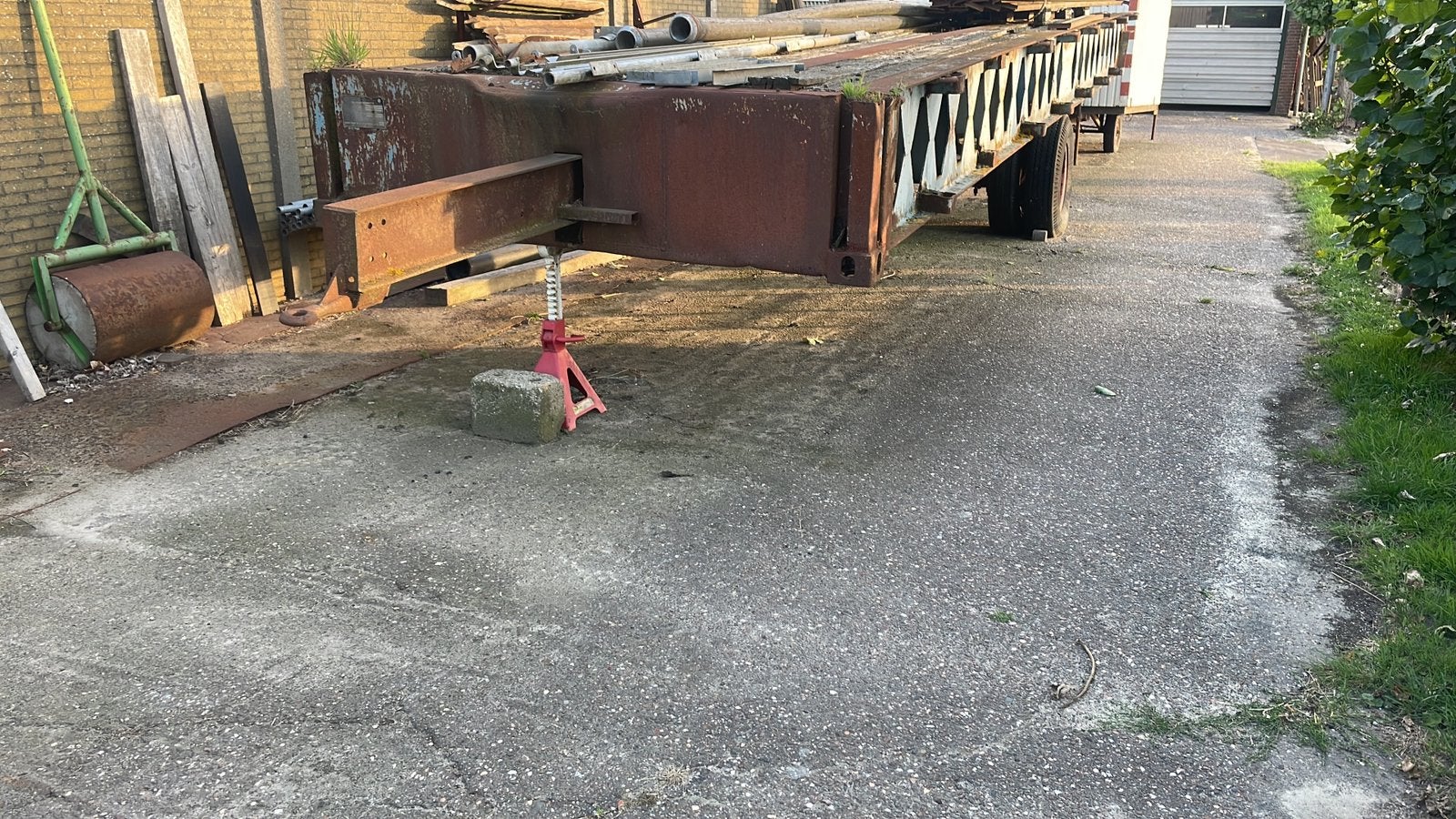 Stalen brug 11 meter lang, Ophalen
