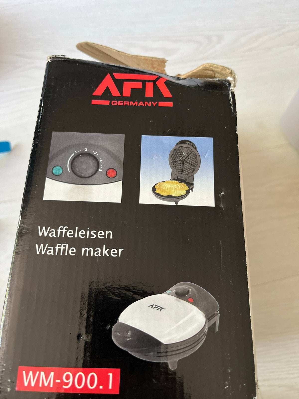 AFK Wafelijzer WM-900.1 - Nieuw in doos, Verzenden, Nieuw