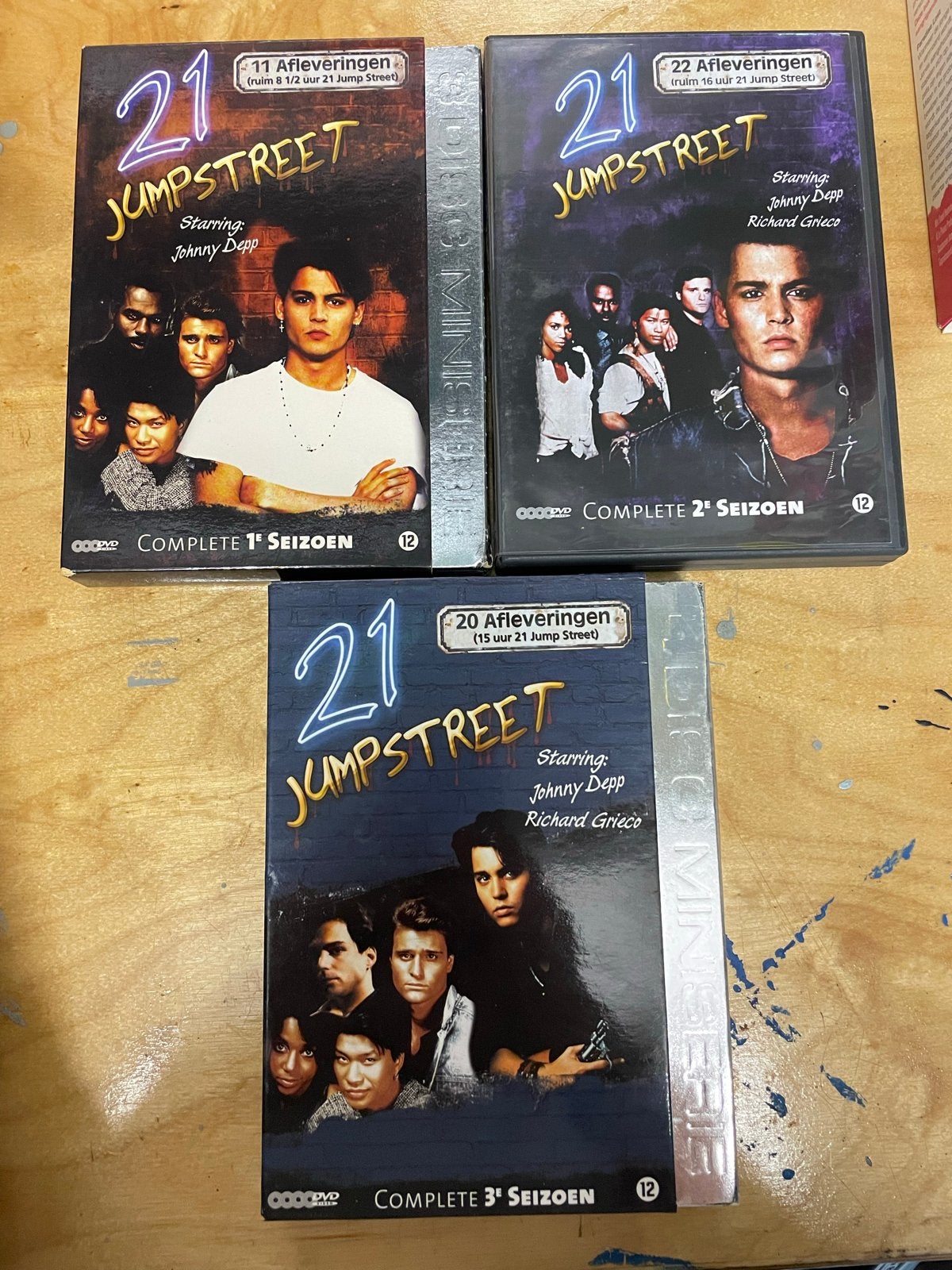 21 Jump Street - Complete Seizoenen 1, 2 & 3 DVD Boxset, Engels, Misdaad, Ophalen of Verzenden, Zo goed als nieuw