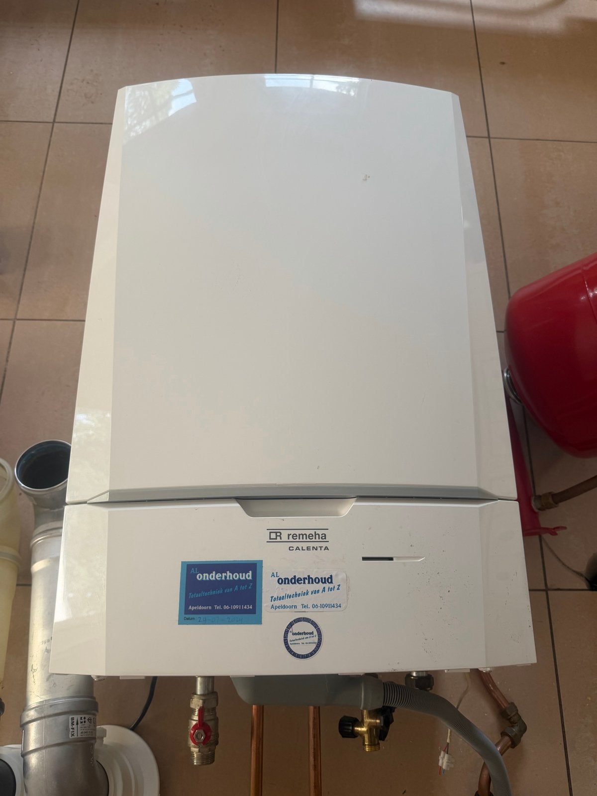 Remeha Calenta 28c CV-ketel - Goed onderhouden, Ophalen, Gebruikt, Hoog rendement (Hr), Cv-ketel of Combi-ketel