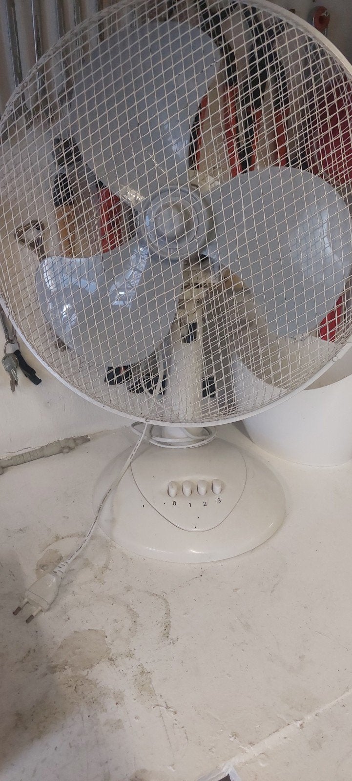 Witte Tafelventilator met 3 Snelheden, Ophalen of Verzenden