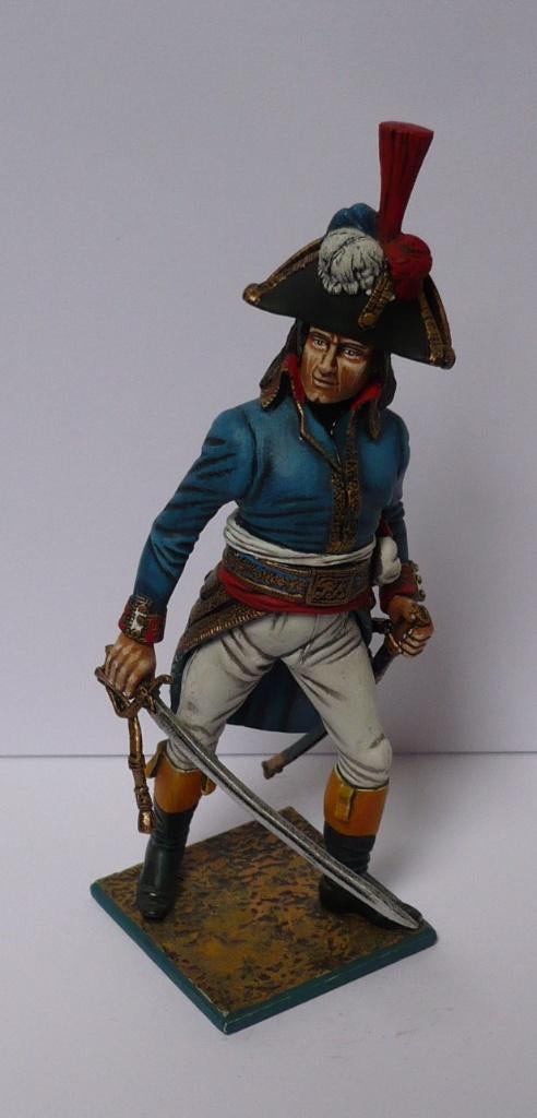 Beschilderde tinnen figuur ‘Napoléon Bonaparte’, Ophalen of Verzenden, Zo goed als nieuw, Mens