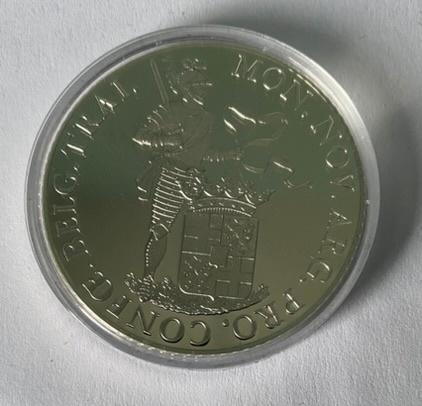 Zilveren Dukaat 1992 naar dukaat van 1816, Ophalen of Verzenden, Zilver