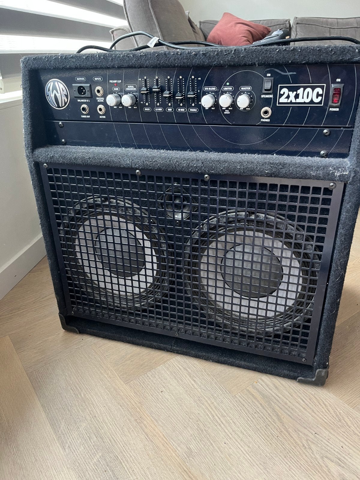 SWR basgitaarversterker (2x10C), Muziek en Instrumenten, Ophalen, Gebruikt, Basgitaar