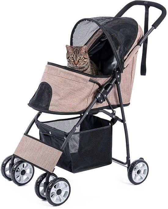 Hondenbuggy - Wagen - Huisdieren - Vouwbare - met Grote Opbe, Corvance B.V., Verzenden, Nieuw, Corvancebol@gmail.com
