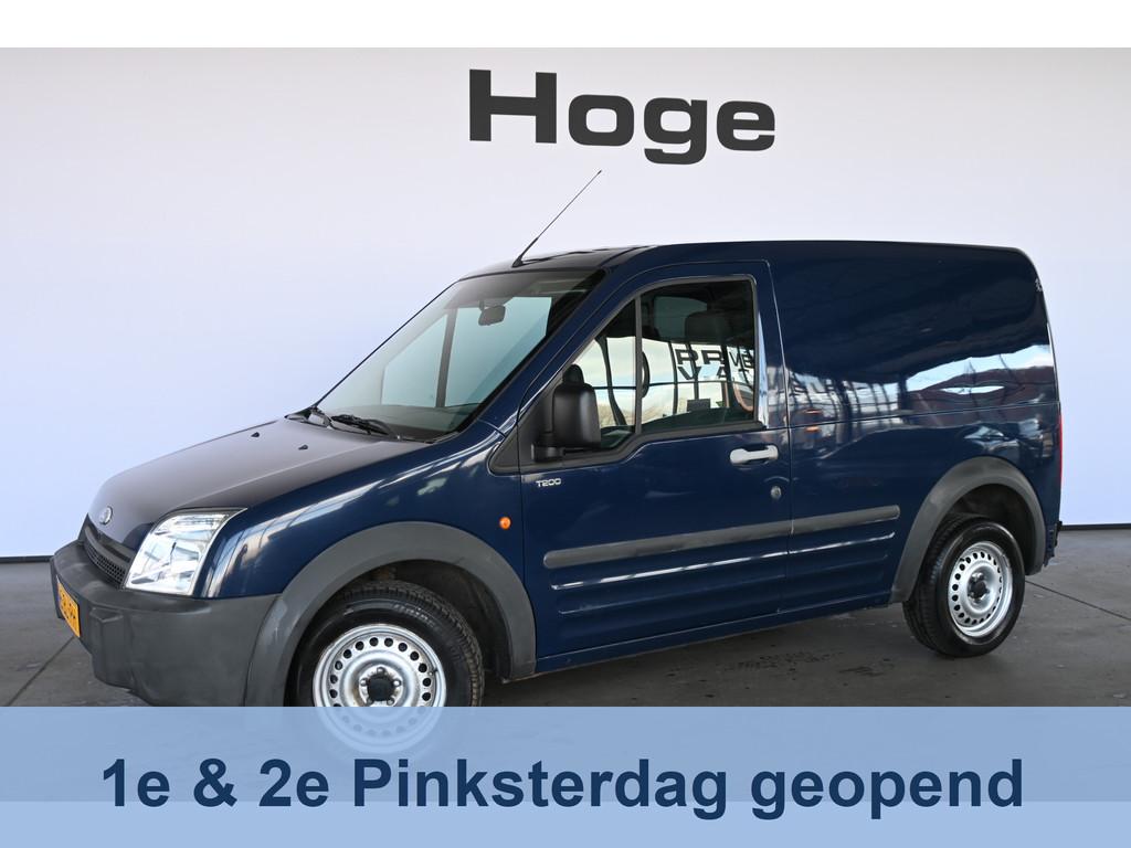Ford Transit Connect T200S 1.8 TDdi NAP! Trekhaak Goed Onder, Voorwielaandrijving, Stof, Gebruikt, Zwart