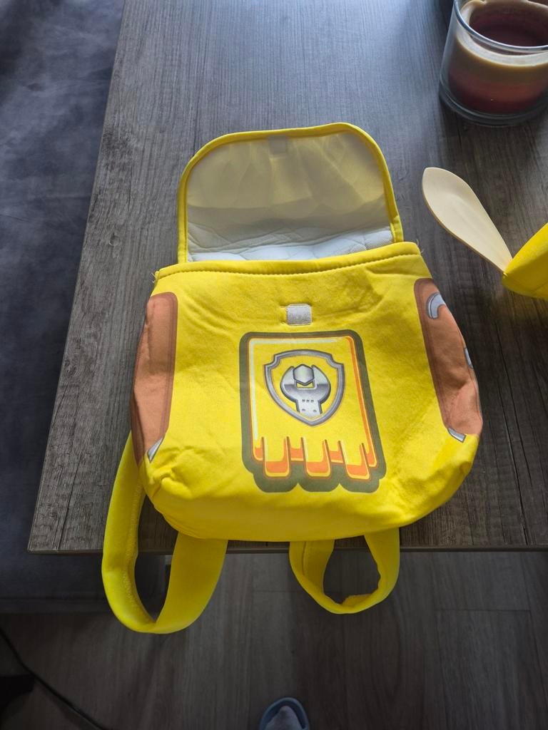 Paw Patrol Rubble Rugzak en Pet Set, Ophalen of Verzenden, Nieuw