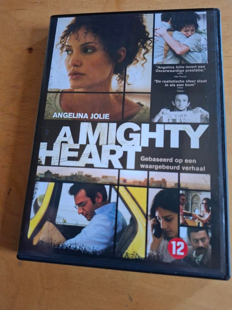 DVD A Mighty Heart - Waargebeurd Drama met Angelina Jolie, Vanaf 12 jaar, Ophalen of Verzenden, Gebruikt, Waargebeurd drama