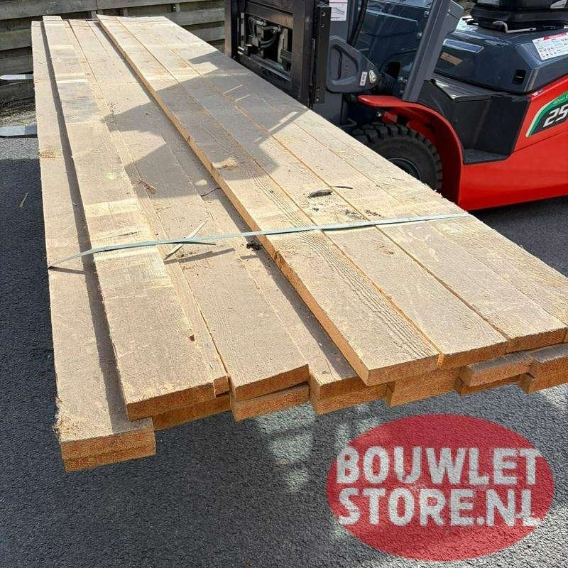 Vuren planken | vurenhout plank | ruw | 32x125mm | 4500mm, 25 tot 50 mm, Nieuw, Ophalen of Verzenden, Plank