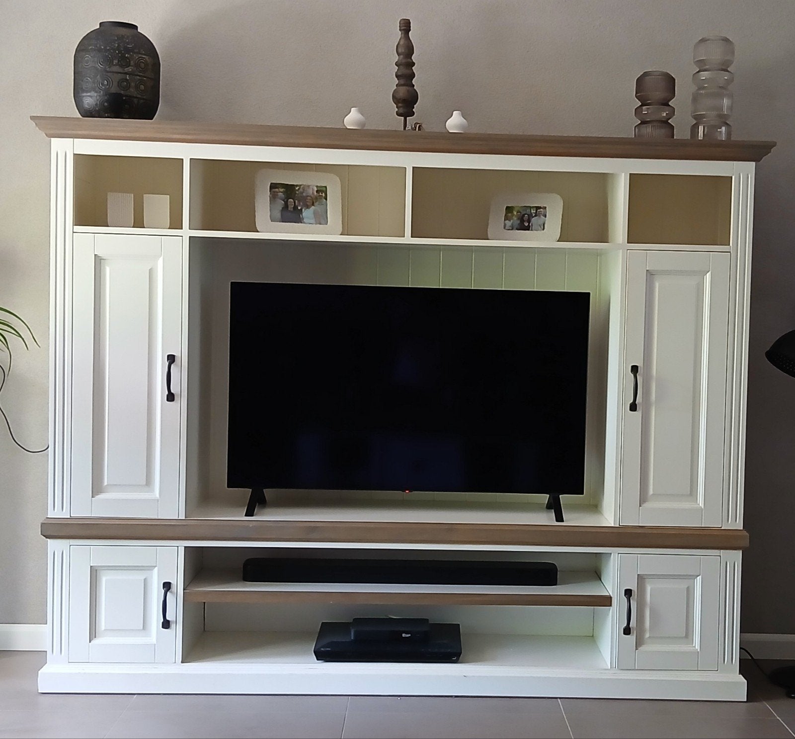 Mooie tv kast Richmond met vakken, Ophalen, 200 cm of meer, Minder dan 100 cm, 25 tot 50 cm