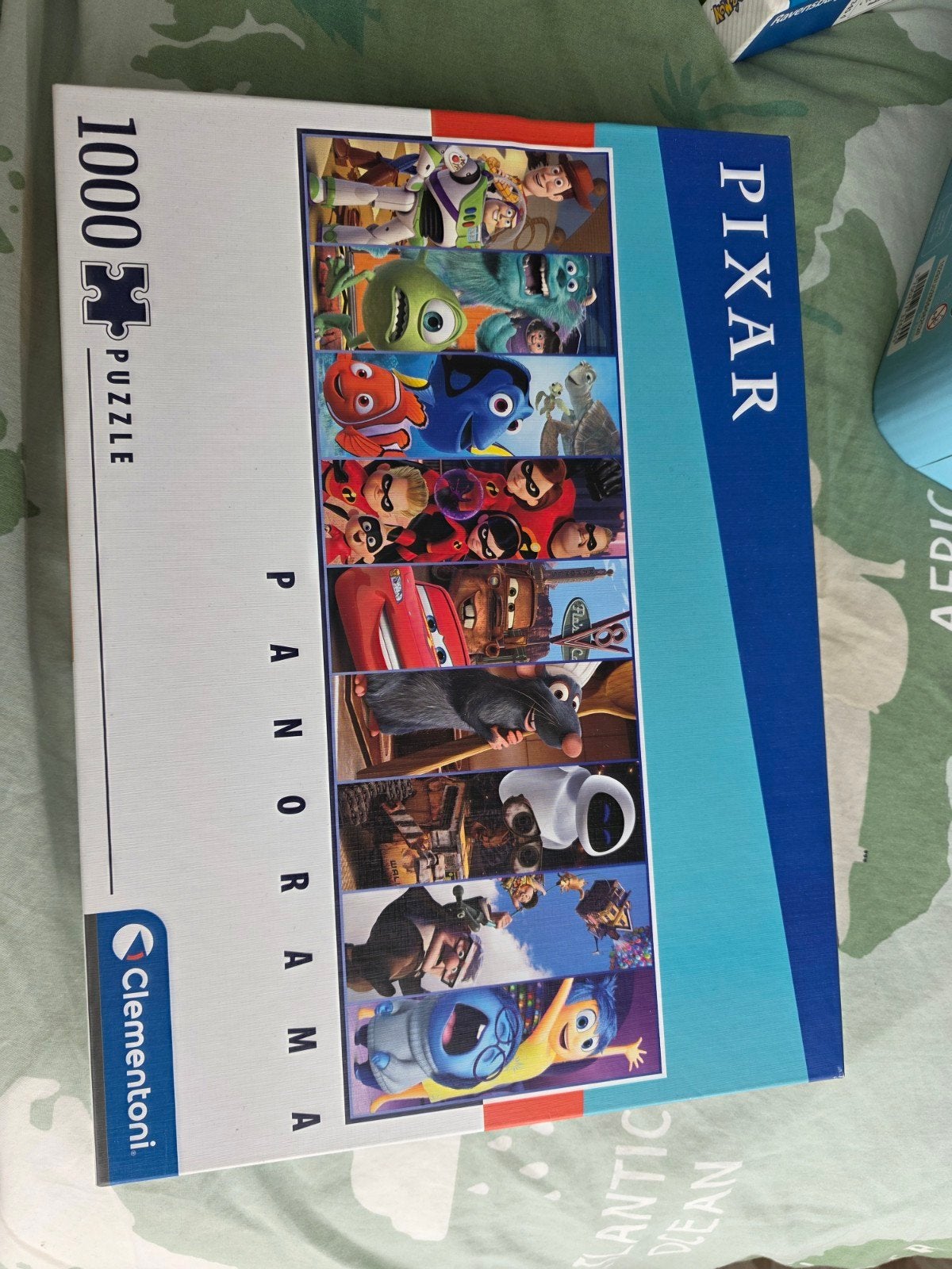 Disney Pixar Panorama Legpuzzel 1000 stukjes Clementoni, Ophalen of Verzenden, 500 t/m 1500 stukjes, Gebruikt, Legpuzzel