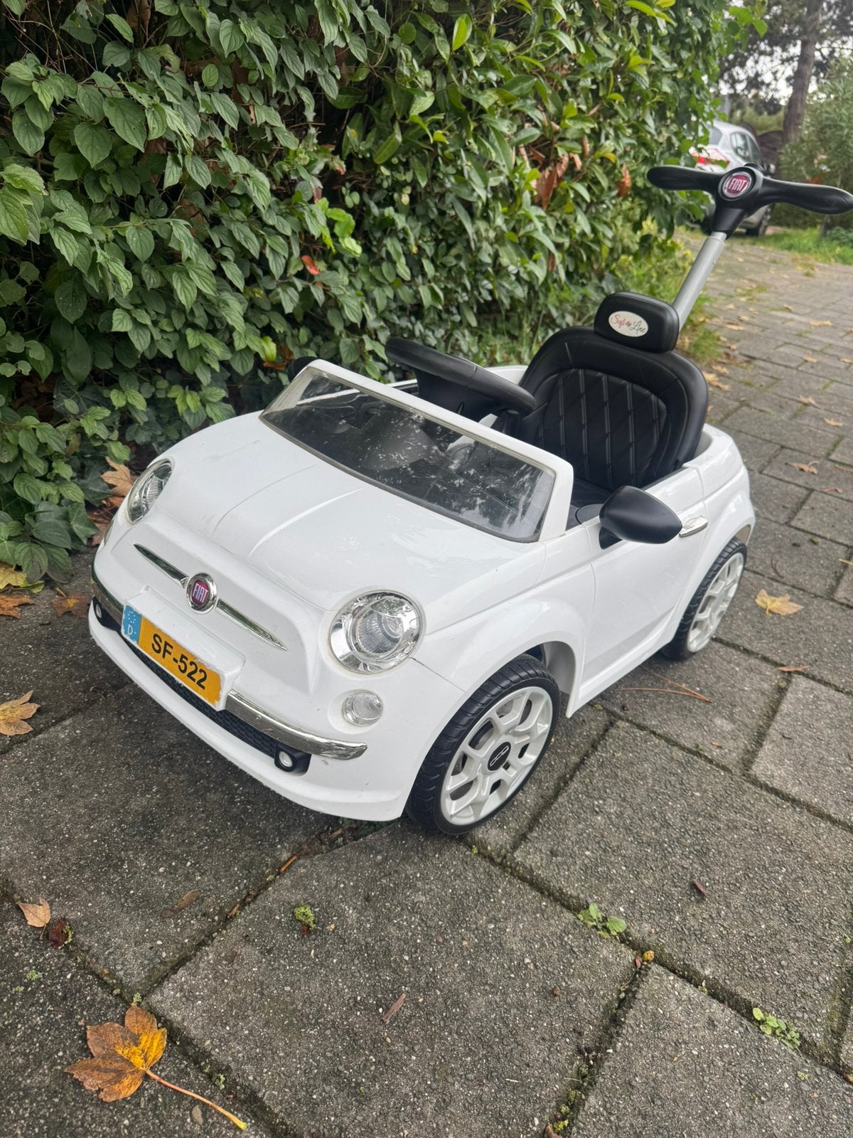 Fiat 500 duw/loopauto, Ophalen, Gebruikt