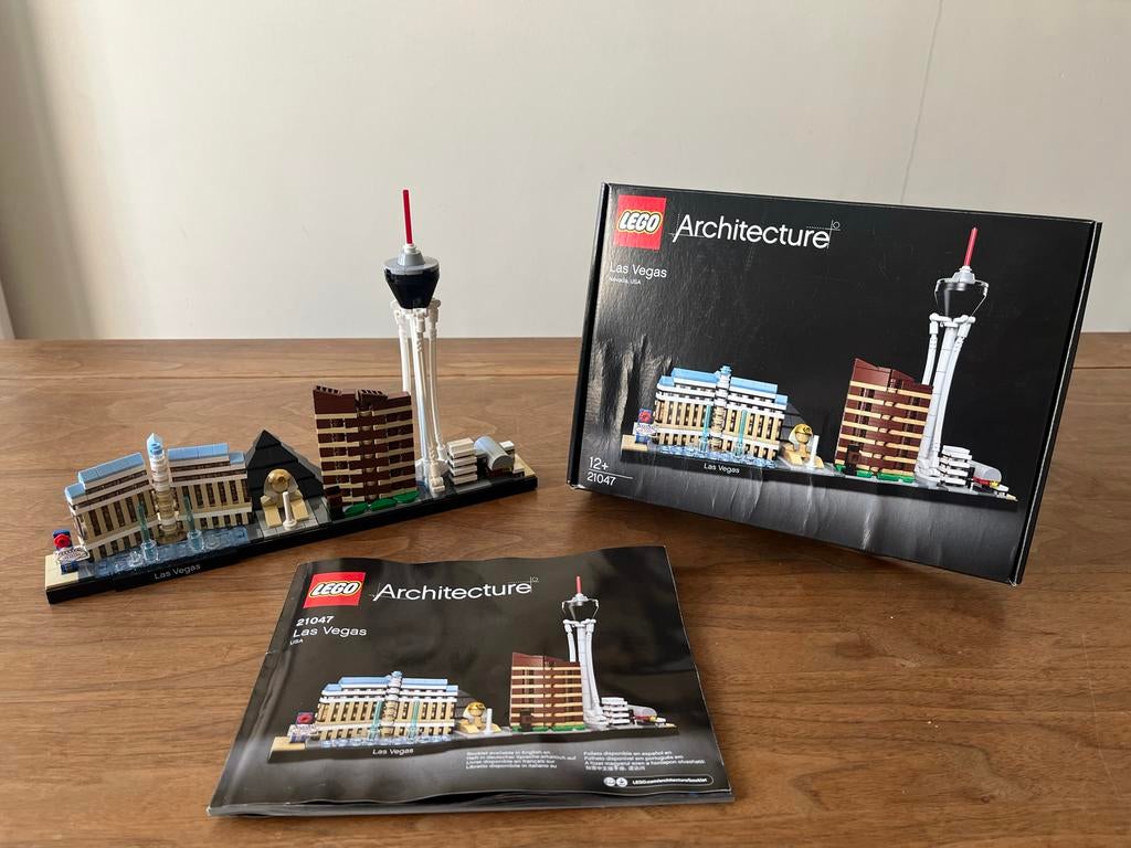 LEGO Architecture 21047 Las Vegas Skyline, Gebruikt, Lego, Architecture, Ophalen of Verzenden
