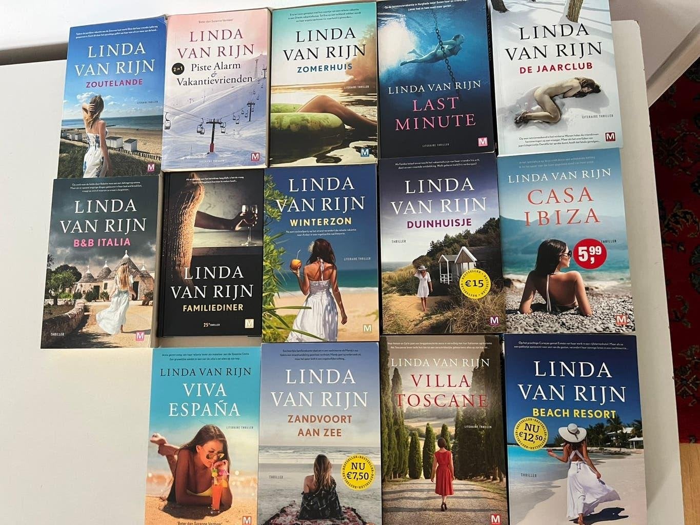 Linda van Rijn 14 boeken voor 35 euro, Ophalen of Verzenden, Zo goed als nieuw, Linda van Rijn, Nederland