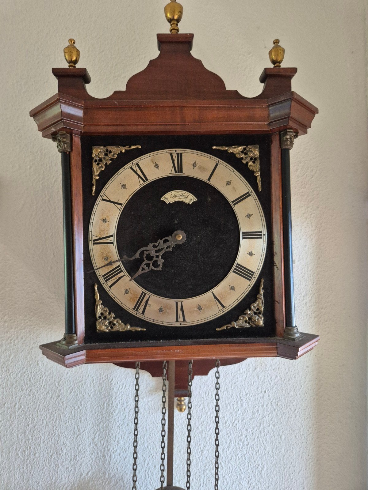 Warmink Wandklok - Klassiek Design met Kettingmechanisme, Antiek en Kunst, Ophalen