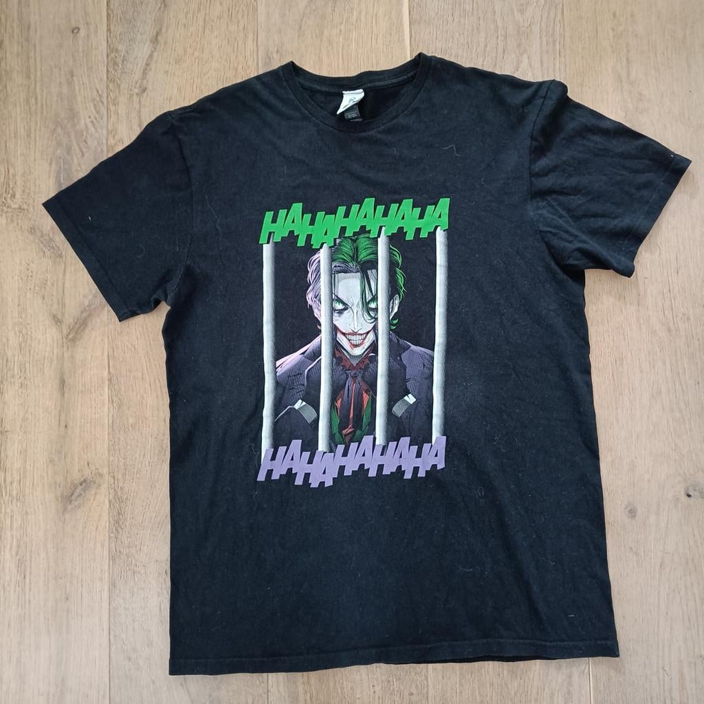 DC Comics Joker T-shirt maat L, Ophalen of Verzenden, Zo goed als nieuw, Zwart