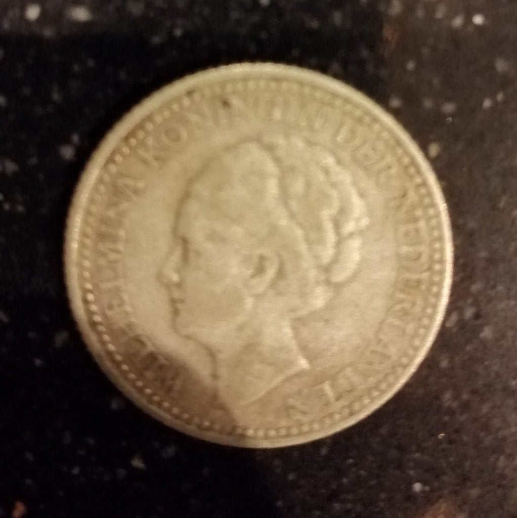 Zilveren halve gulden Wilhelmina 1921, Ophalen, ½ gulden, Zilver, Koningin Wilhelmina