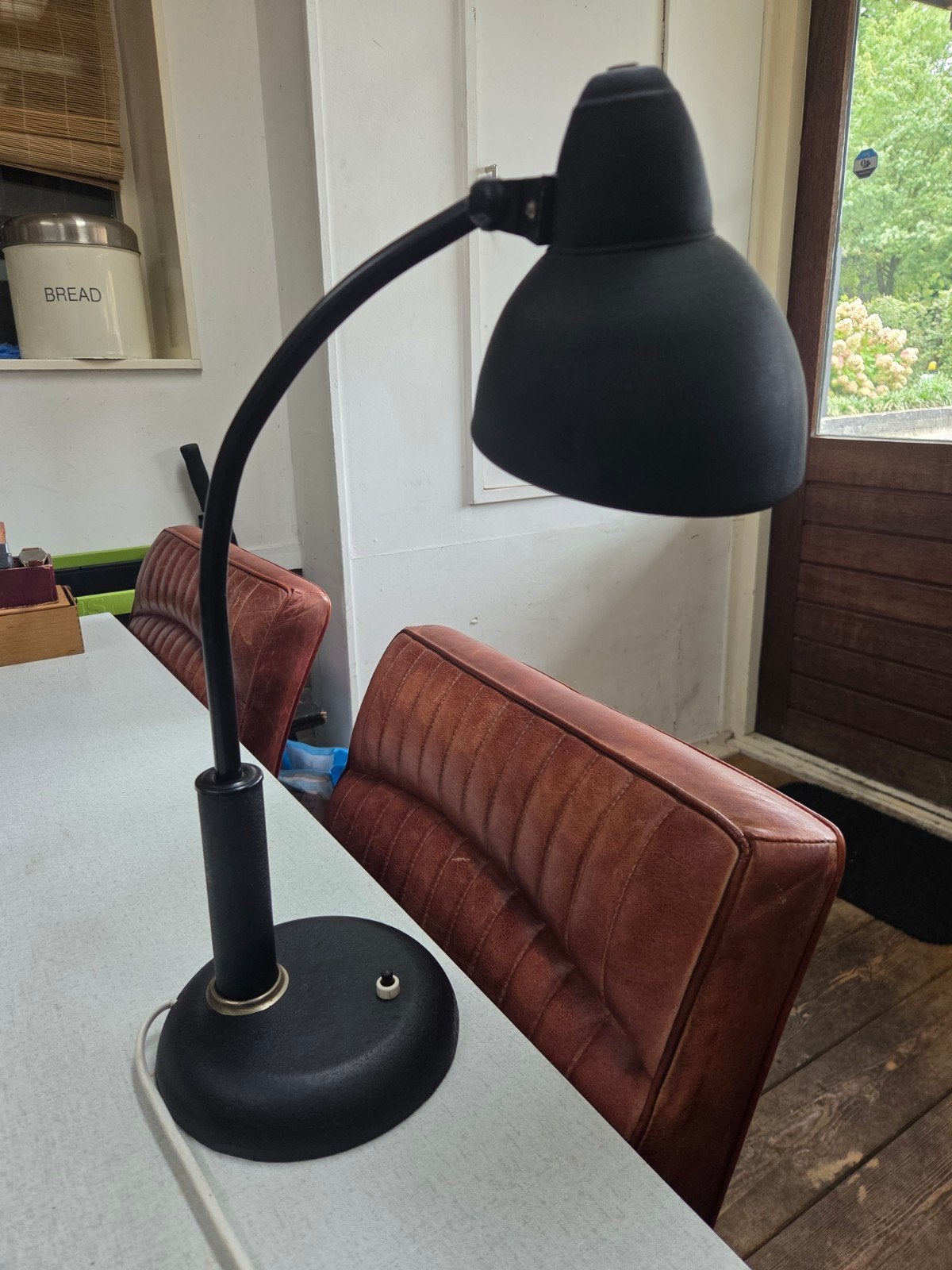 Vintage K. Ruton  bureaulamp - Zwart