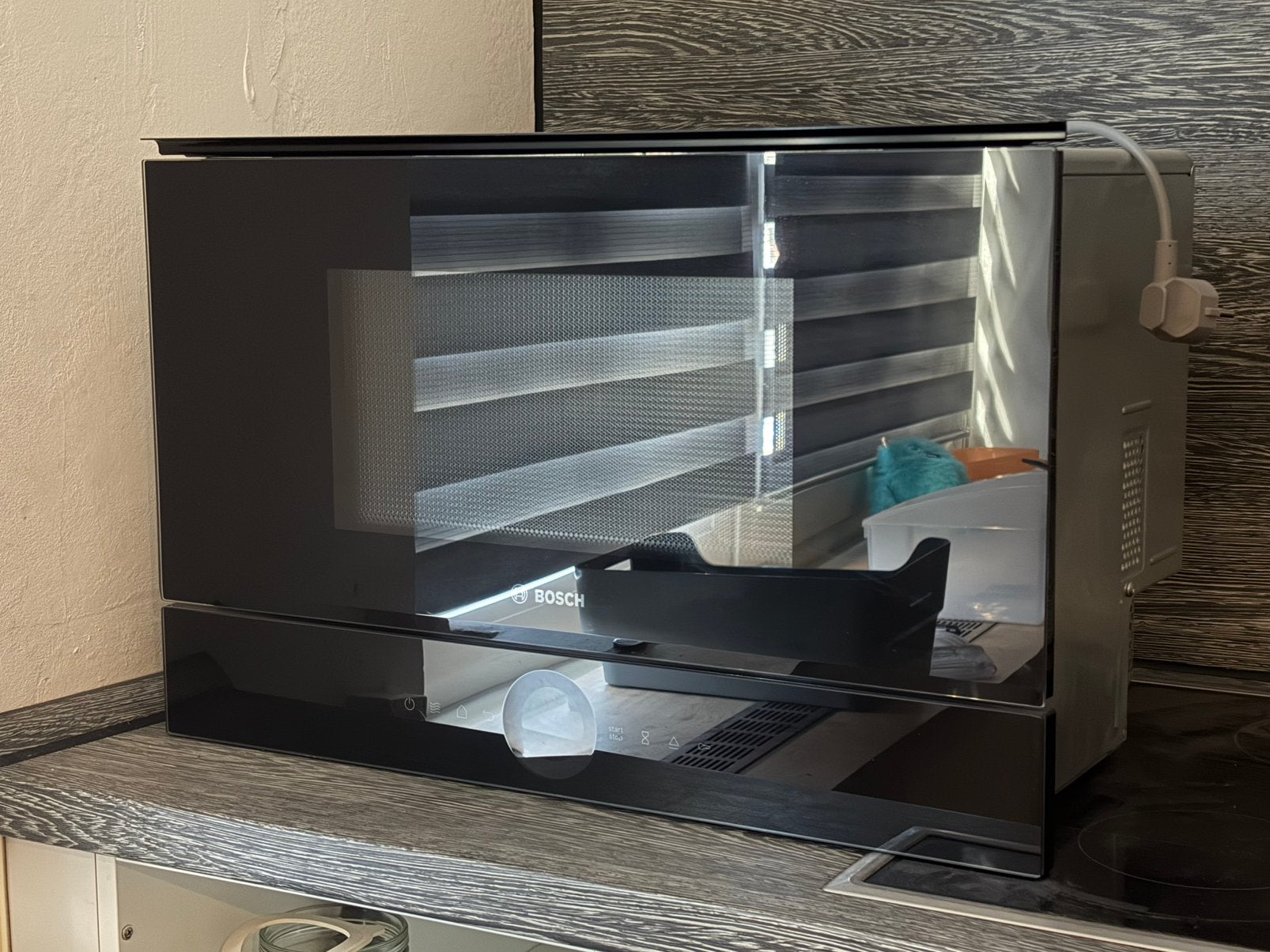 Bosch BFL7221B1 inbouwmagnetron, Witgoed en Apparatuur, Ophalen, Zo goed als nieuw, Inbouw