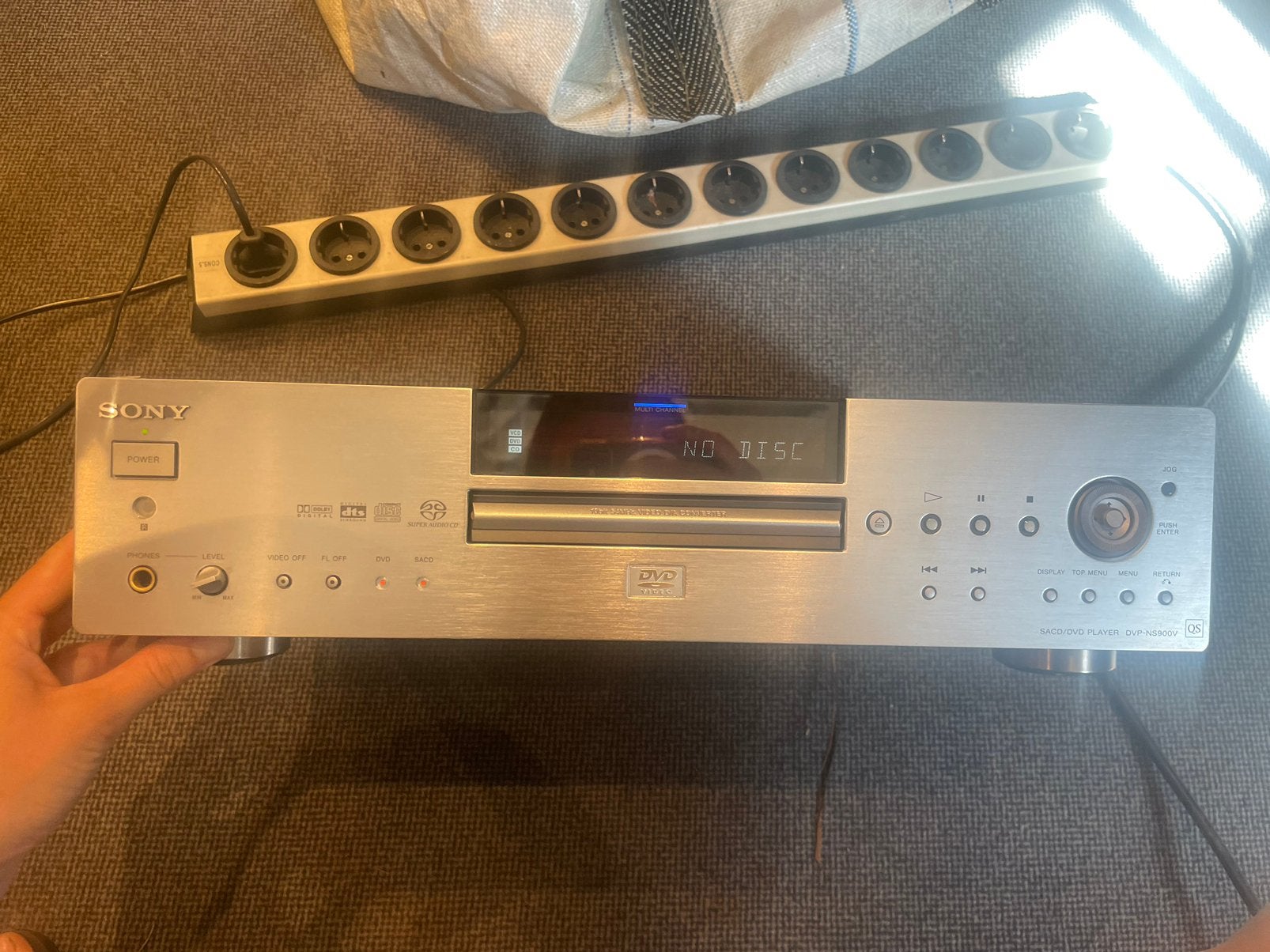 Sony DVP-NS900V SACD, Ophalen