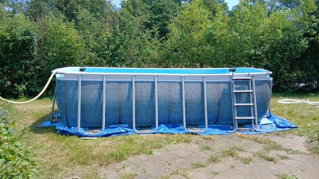 Bestway Power Steel zwembad 404x201x122, Tuin en Terras, Ophalen, 200 tot 300 cm, 80 tot 120 cm, Zo goed als nieuw