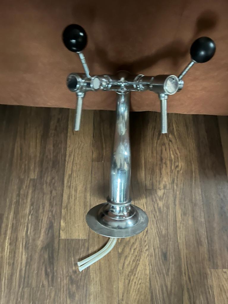 Vintage Biertap - Dubbele Kraan, Witgoed en Apparatuur, Thuistaps, Ophalen, Gebruikt, Overige merken